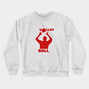 VOLLEYBALL SETTER COOL VOLLEYBALL PLAYER shirt GIFT FOR SON / FRIEND red Crewneck Sweatshirt